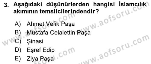 Türkiye´de Sosyoloji Dersi 2022 - 2023 Yılı (Final) Dönem Sonu Sınav Soruları 3. Soru