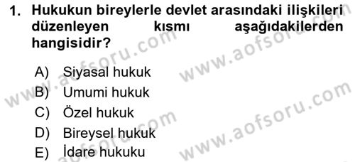Türkiye´de Sosyoloji Dersi 2023 - 2024 Yılı (Vize) Ara Sınav Soruları 1. Soru