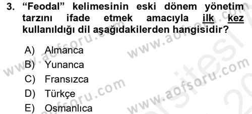 Din ve Toplum Dersi 2015 - 2016 Yılı Tek Ders Sınav Soruları 3. Soru