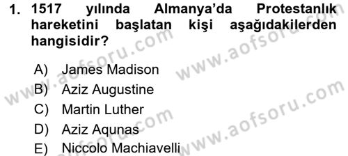 Din ve Toplum Dersi 2016 - 2017 Yılı 3 Ders Sınav Soruları 1. Soru