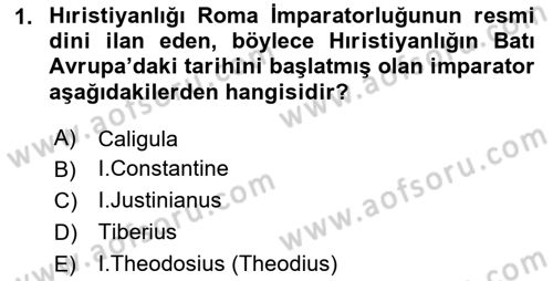 Din ve Toplum Dersi 2023 - 2024 Yılı (Final) Dönem Sonu Sınav Soruları 1. Soru