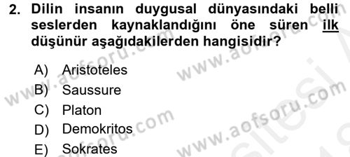 İletişim Sosyolojisi Dersi 2017 - 2018 Yılı (Final) Dönem Sonu Sınav Soruları 2. Soru
