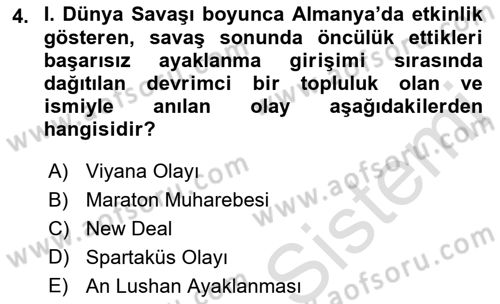 İletişim Sosyolojisi Dersi 2019 - 2020 Yılı (Final) Dönem Sonu Sınav Soruları 4. Soru