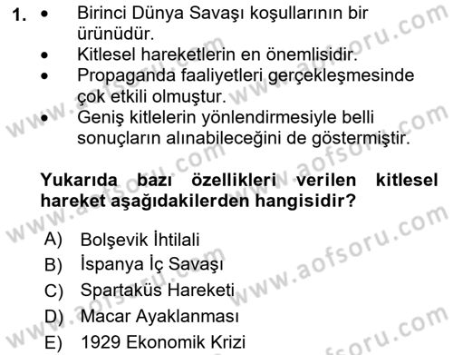 İletişim Sosyolojisi Dersi 2021 - 2022 Yılı (Final) Dönem Sonu Sınav Soruları 1. Soru
