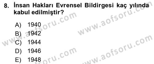 İletişim Sosyolojisi Dersi 2022 - 2023 Yılı (Final) Dönem Sonu Sınav Soruları 8. Soru