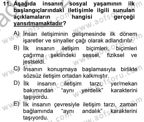 Medya Sosyolojisi Dersi 2012 - 2013 Yılı (Vize) Ara Sınav Soruları 11. Soru