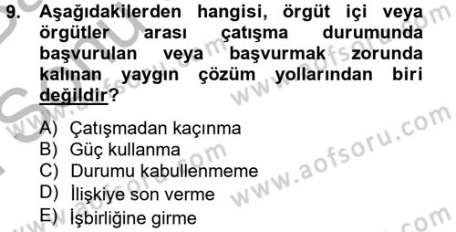 Medya Sosyolojisi Dersi 2012 - 2013 Yılı (Final) Dönem Sonu Sınav Soruları 9. Soru