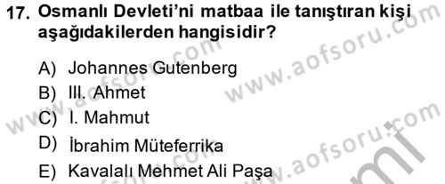 Medya Sosyolojisi Dersi 2013 - 2014 Yılı (Final) Dönem Sonu Sınav Soruları 17. Soru