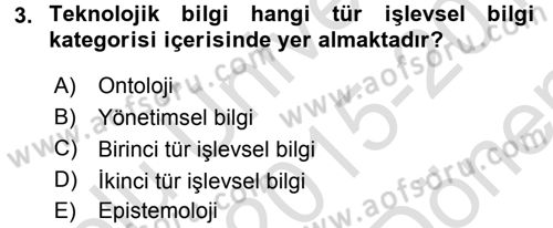 Medya Sosyolojisi Dersi 2015 - 2016 Yılı (Final) Dönem Sonu Sınav Soruları 3. Soru