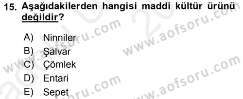 Medya Sosyolojisi Dersi 2017 - 2018 Yılı 3 Ders Sınav Soruları 15. Soru