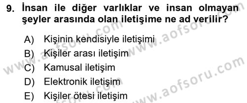 Medya Sosyolojisi Dersi 2017 - 2018 Yılı (Vize) Ara Sınav Soruları 9. Soru