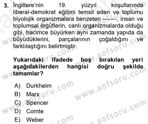 Medya Sosyolojisi Dersi 2018 - 2019 Yılı (Vize) Ara Sınavı 3. Soru