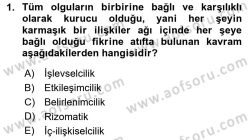 Medya Sosyolojisi Dersi 2024 - 2025 Yılı (Vize) Ara Sınav Soruları 1. Soru