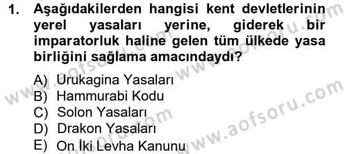 Hukuk Sosyolojisi Dersi 2012 - 2013 Yılı (Final) Dönem Sonu Sınav Soruları 1. Soru