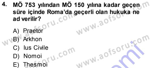 Hukuk Sosyolojisi Dersi Ara Sınavı Deneme Sınav Soruları 4. Soru