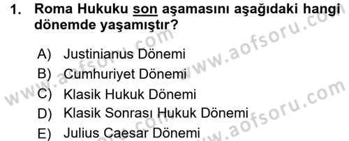 Hukuk Sosyolojisi Dersi Ara Sınavı Deneme Sınav Soruları 1. Soru