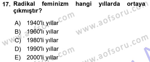 Hukuk Sosyolojisi Dersi 2015 - 2016 Yılı (Final) Dönem Sonu Sınav Soruları 17. Soru