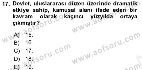 Hukuk Sosyolojisi Dersi 2015 - 2016 Yılı Tek Ders Sınav Soruları 17. Soru