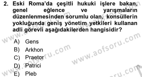 Hukuk Sosyolojisi Dersi 2016 - 2017 Yılı 3 Ders Sınav Soruları 2. Soru