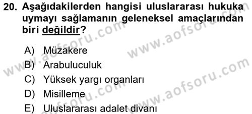 Hukuk Sosyolojisi Dersi 2016 - 2017 Yılı (Final) Dönem Sonu Sınav Soruları 20. Soru