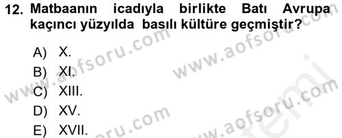 Hukuk Sosyolojisi Dersi 2017 - 2018 Yılı (Final) Dönem Sonu Sınav Soruları 12. Soru