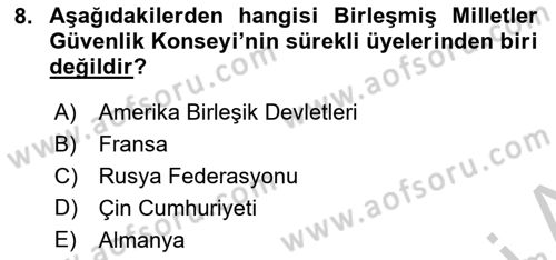 Hukuk Sosyolojisi Dersi 2018 - 2019 Yılı Yaz Okulu Sınav Soruları 8. Soru