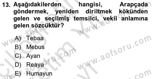 Hukuk Sosyolojisi Dersi 2021 - 2022 Yılı Yaz Okulu Sınav Soruları 13. Soru