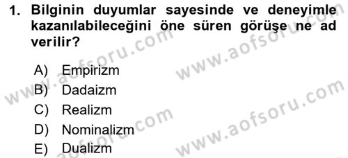 Hukuk Sosyolojisi Dersi 2022 - 2023 Yılı Yaz Okulu Sınav Soruları 1. Soru
