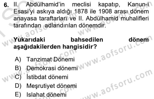 Hukuk Sosyolojisi Dersi 2023 - 2024 Yılı (Final) Dönem Sonu Sınav Soruları 6. Soru