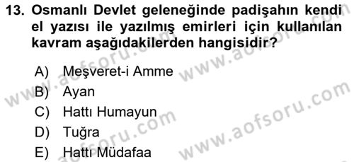 Hukuk Sosyolojisi Dersi 2023 - 2024 Yılı Yaz Okulu Sınav Soruları 13. Soru