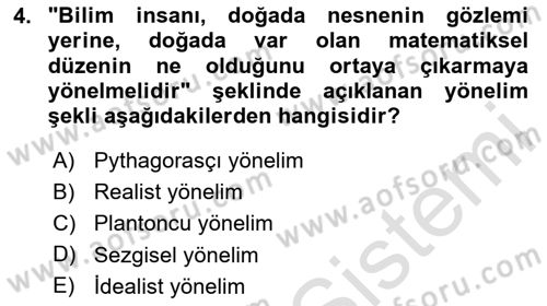 Hukuk Sosyolojisi Dersi 2024 - 2025 Yılı (Vize) Ara Sınav Soruları 4. Soru