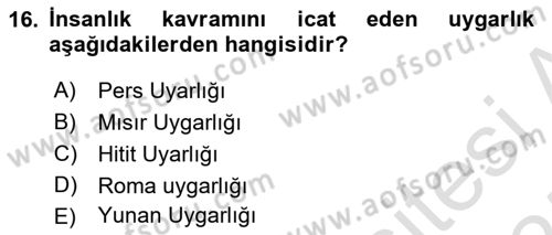 Hukuk Sosyolojisi Dersi 2024 - 2025 Yılı (Final) Dönem Sonu Sınav Soruları 16. Soru