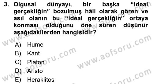Hukuk Sosyolojisi Dersi 2025 - 2026 Yılı (Vize) Ara Sınav Soruları 3. Soru