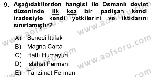 Hukuk Sosyolojisi Dersi 2025 - 2026 Yılı Yaz Okulu Sınav Soruları 9. Soru