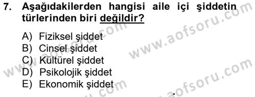 Suç Sosyolojisi Dersi 2013 - 2014 Yılı Tek Ders Sınav Soruları 7. Soru