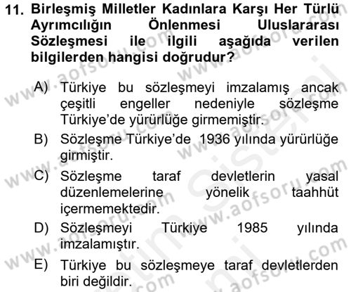 Suç Sosyolojisi Dersi 2015 - 2016 Yılı (Vize) Ara Sınav Soruları 11. Soru