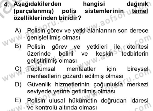 Suç Sosyolojisi Dersi 2016 - 2017 Yılı 3 Ders Sınav Soruları 4. Soru