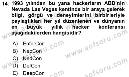 Suç Sosyolojisi Dersi 2017 - 2018 Yılı 3 Ders Sınav Soruları 14. Soru