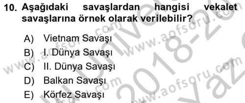 Suç Sosyolojisi Dersi 2018 - 2019 Yılı Yaz Okulu Sınav Soruları 10. Soru