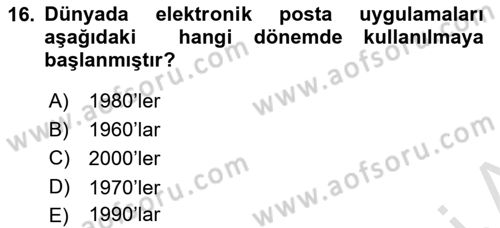Suç Sosyolojisi Dersi 2020 - 2021 Yılı Yaz Okulu Sınav Soruları 16. Soru