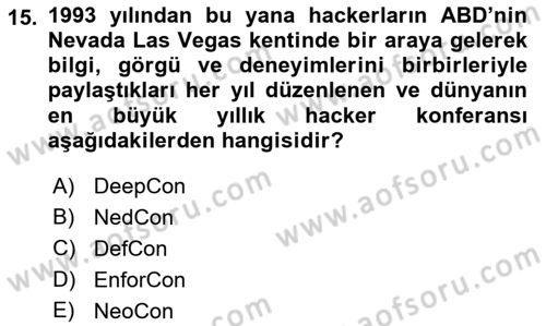 Suç Sosyolojisi Dersi 2021 - 2022 Yılı Yaz Okulu Sınav Soruları 15. Soru