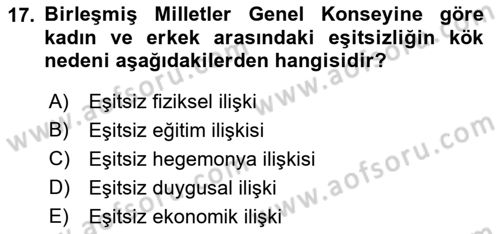 Suç Sosyolojisi Dersi 2022 - 2023 Yılı Yaz Okulu Sınav Soruları 17. Soru