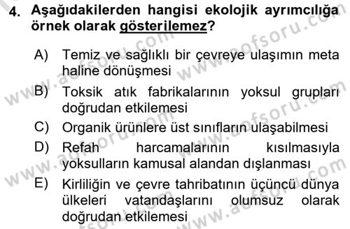 Suç Sosyolojisi Dersi 2022 - 2023 Yılı Yaz Okulu Sınav Soruları 4. Soru