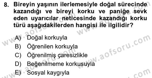 Suç Sosyolojisi Dersi 2022 - 2023 Yılı Yaz Okulu Sınav Soruları 8. Soru