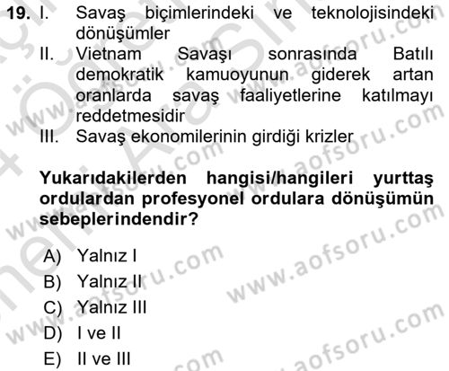 Suç Sosyolojisi Dersi 2023 - 2024 Yılı (Vize) Ara Sınav Soruları 19. Soru