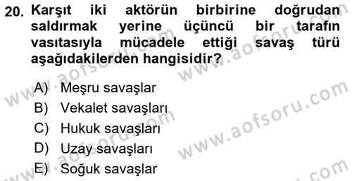 Suç Sosyolojisi Dersi 2024 - 2025 Yılı (Vize) Ara Sınav Soruları 20. Soru