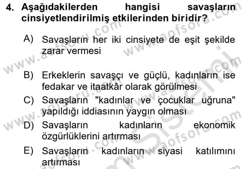 Suç Sosyolojisi Dersi 2024 - 2025 Yılı (Final) Dönem Sonu Sınav Soruları 4. Soru