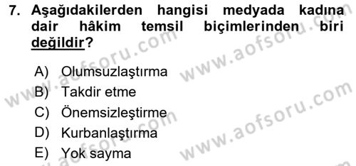 Suç Sosyolojisi Dersi 2024 - 2025 Yılı (Final) Dönem Sonu Sınav Soruları 7. Soru