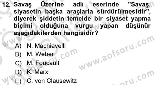 Suç Sosyolojisi Dersi 2024 - 2025 Yılı Yaz Okulu Sınav Soruları 12. Soru