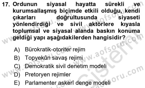 Suç Sosyolojisi Dersi 2025 - 2026 Yılı (Vize) Ara Sınav Soruları 17. Soru